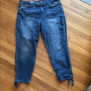 NYDJ LOS ANGELES Ami Blue Ankle Cropped Jeans